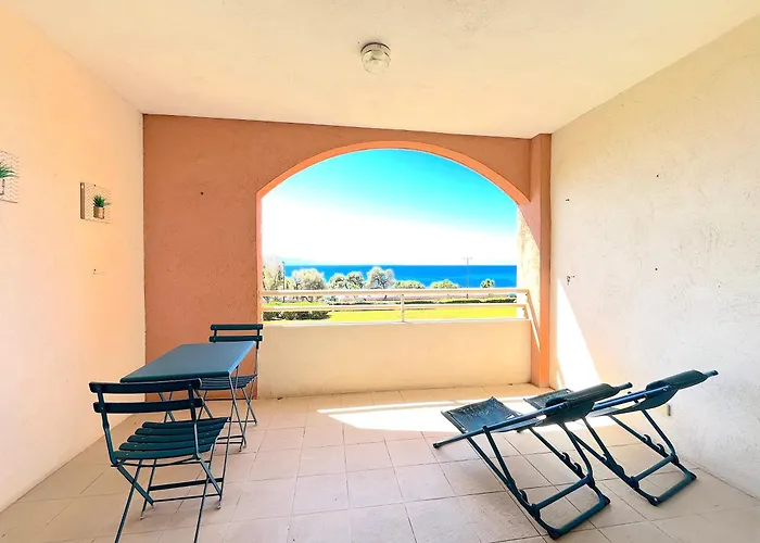Appartement Cosy à 50m De La Avec Parking - Résidence Aria Marina Route Des Sanguinaires *