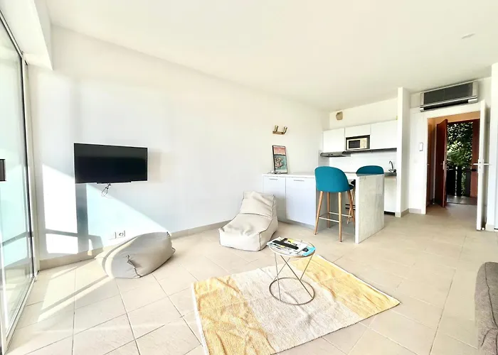Cosy à 50m De La Avec Parking - Résidence Aria Marina Route Des Sanguinaires Appartement Ajaccio (Corsica)