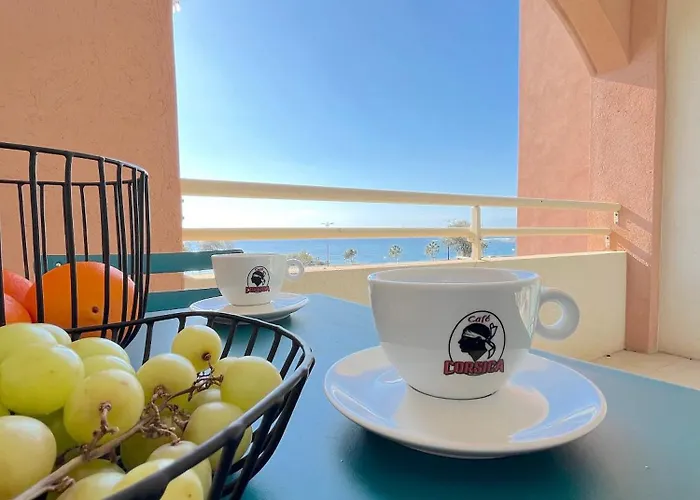 Cosy à 50m De La Avec Parking - Résidence Aria Marina Route Des Sanguinaires Ajaccio (Corsica)
